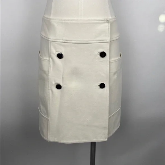 Diane von Furstenberg  ecru wrap skirt - Picture 3 of 11